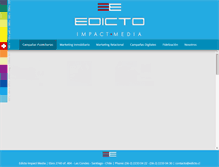 Tablet Screenshot of edicto.cl
